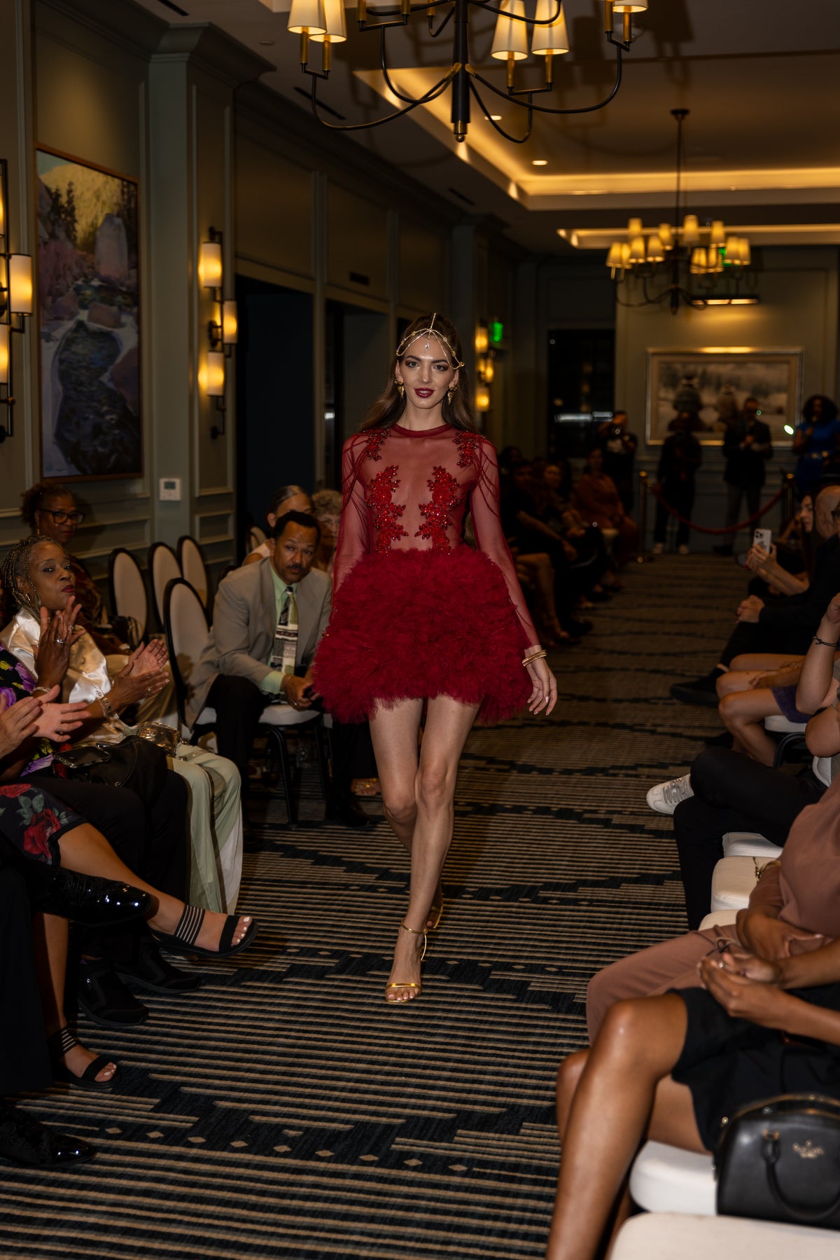 Fine Wine Tutu Mini Gown