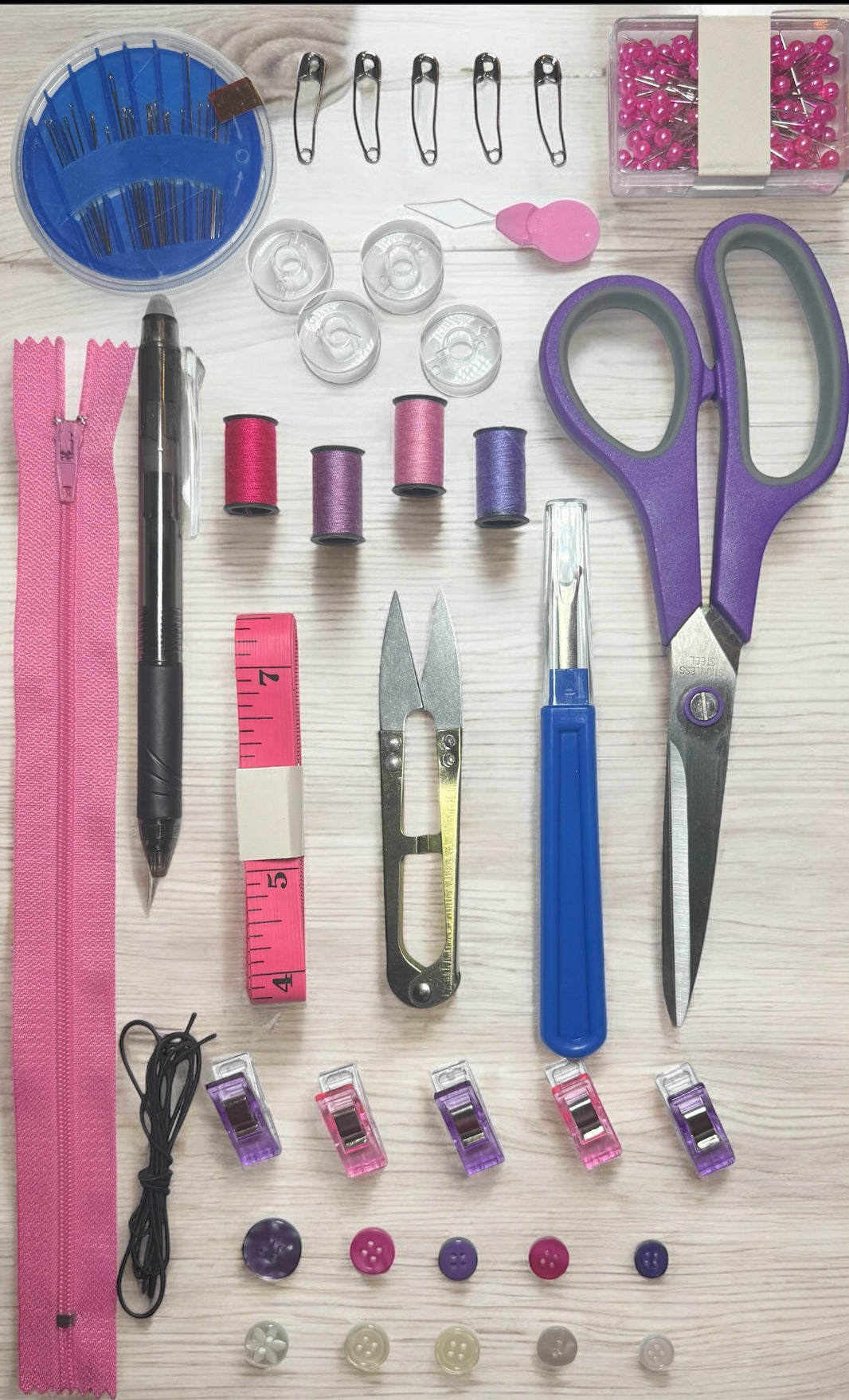 Pretty Pink & Purple Tool Kit