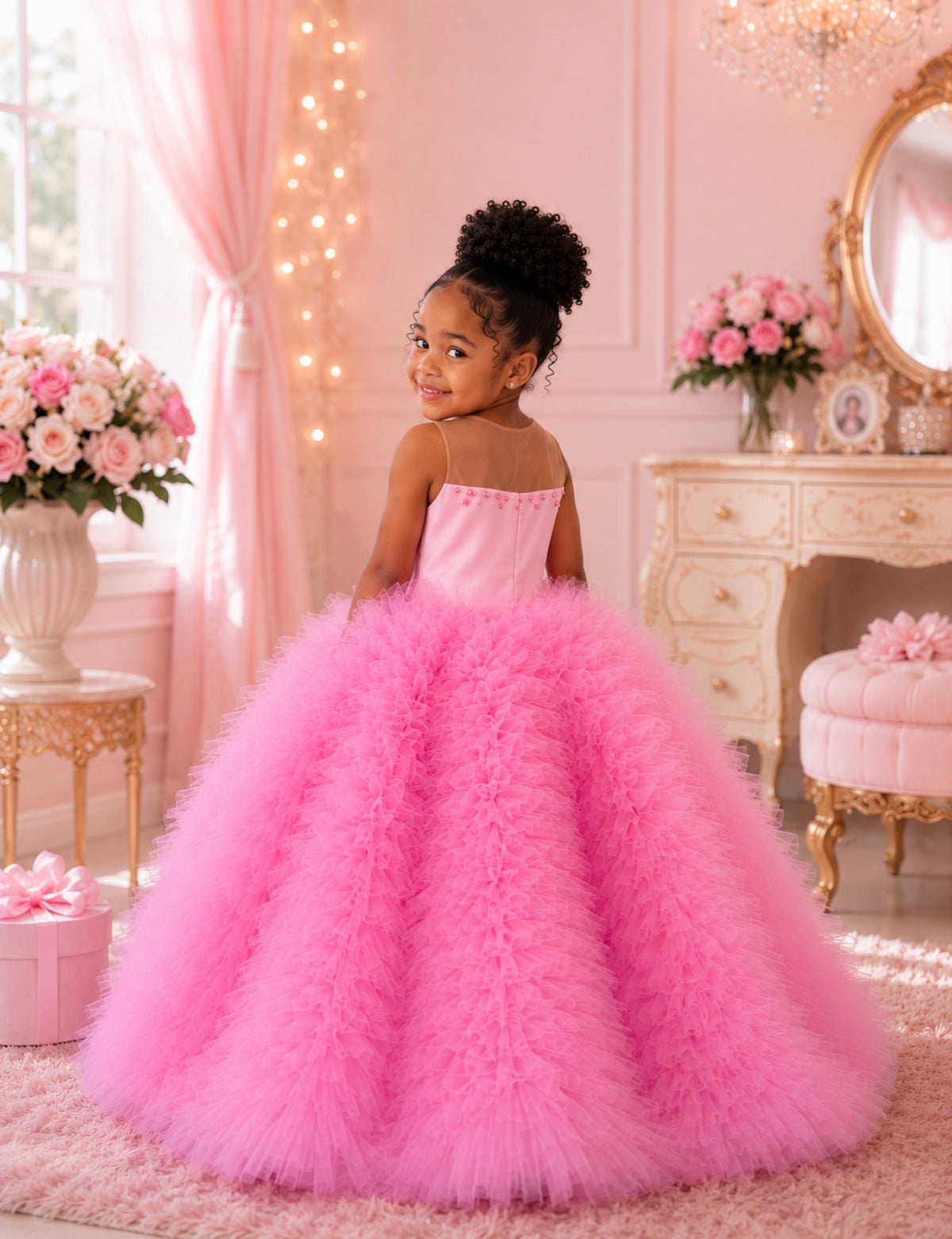Pom Pom Illusion Dress