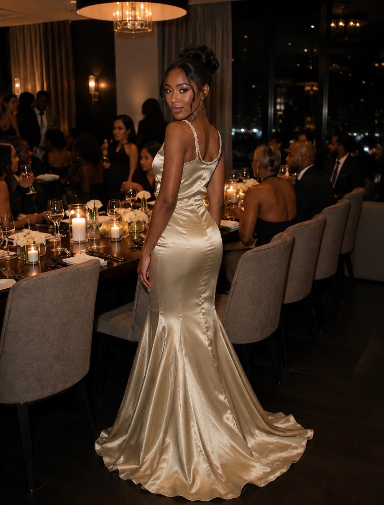 Golden Gala Gown