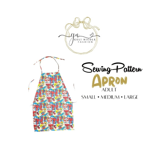Adult Apron Sewing Pattern