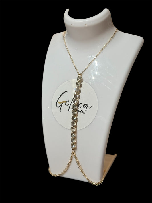 Jazzette Torso Necklace - Gold
