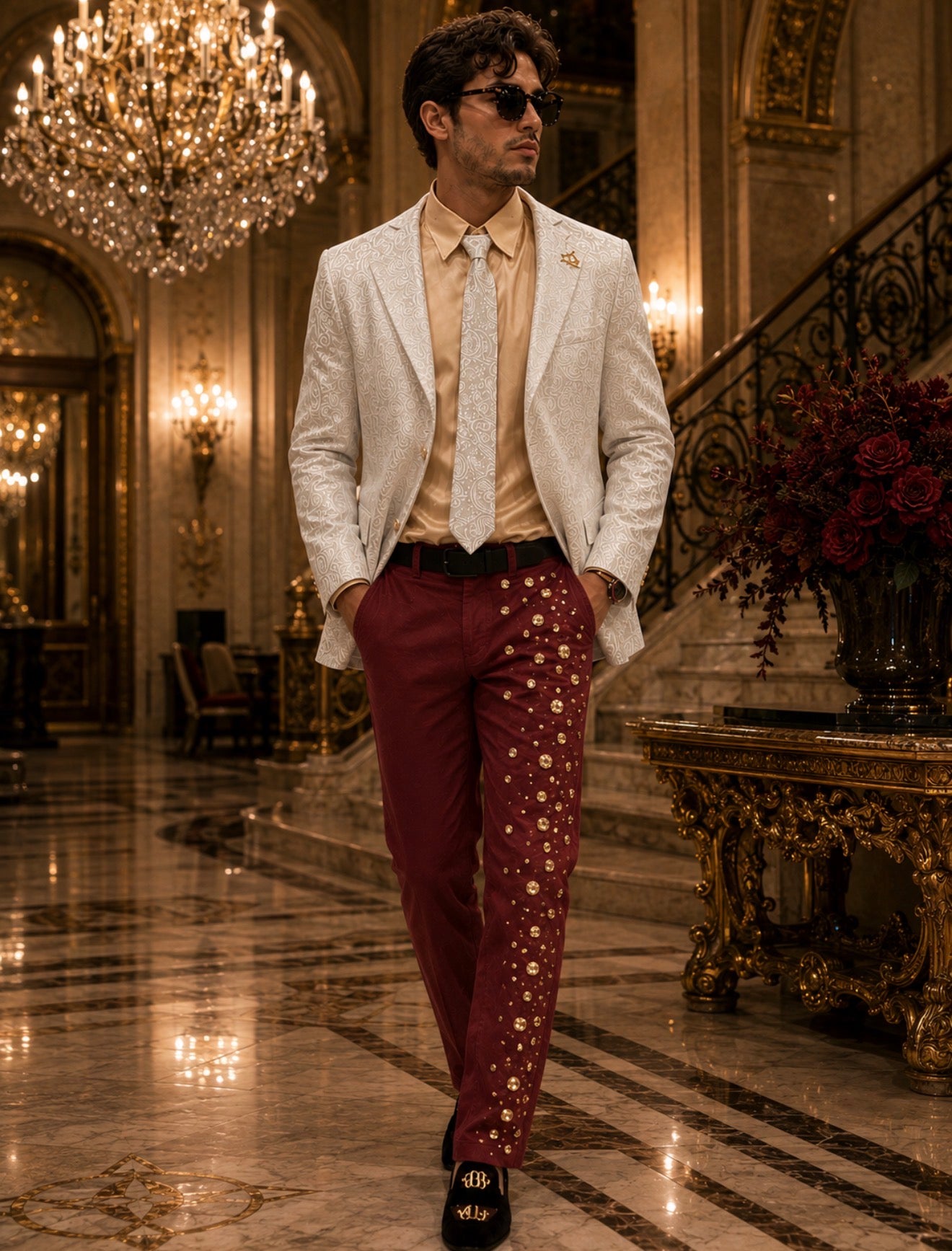 Metallic Suit Set