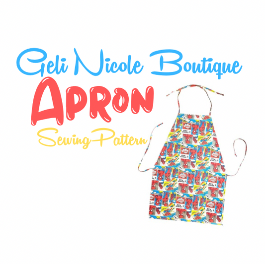 Adult Apron Sewing Pattern