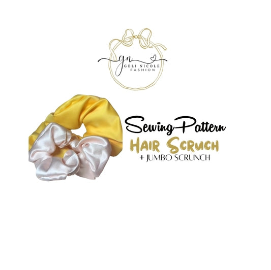 Hair Scrunch Sewing Pattern