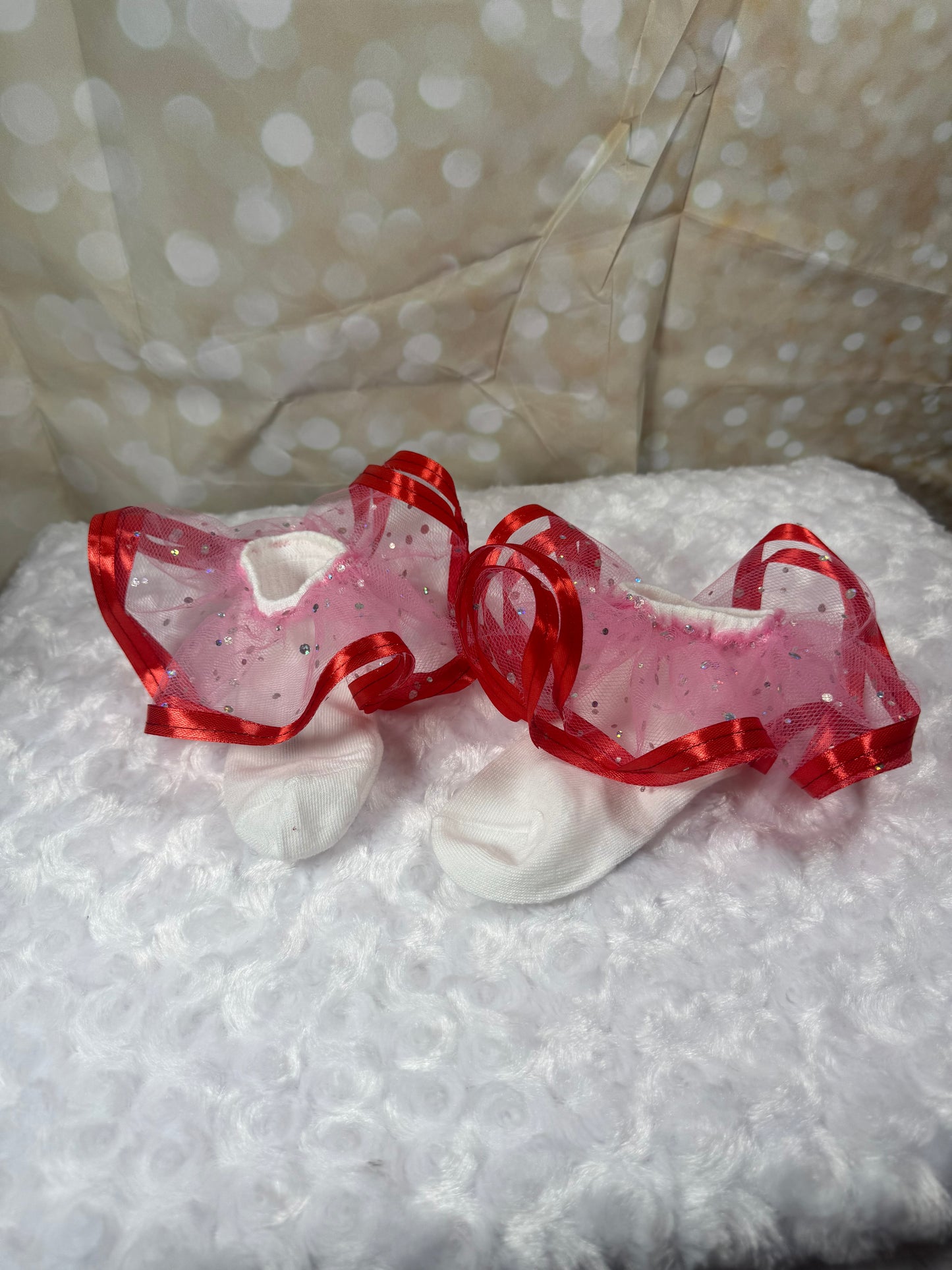 Red & Pink Looped Tutu Set