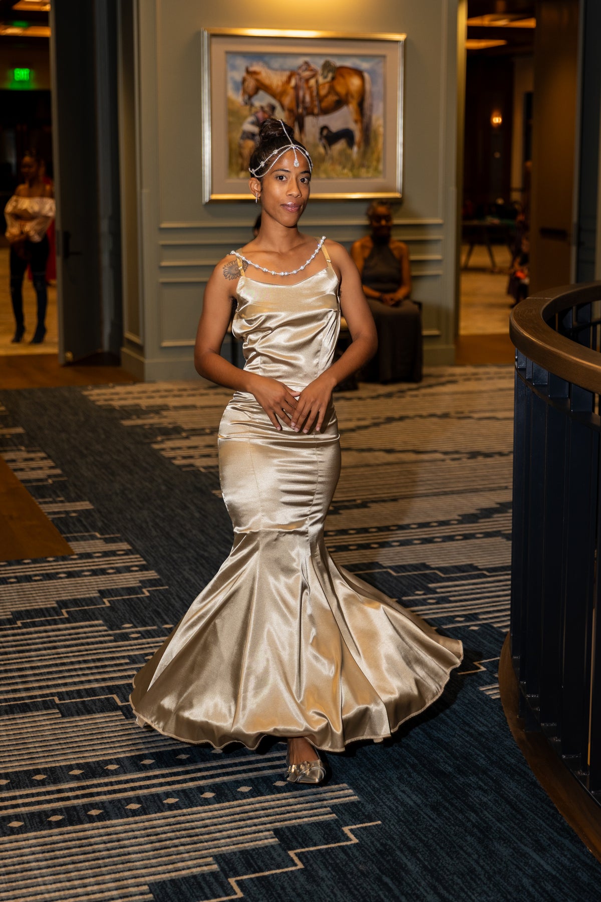 Golden Gala Gown
