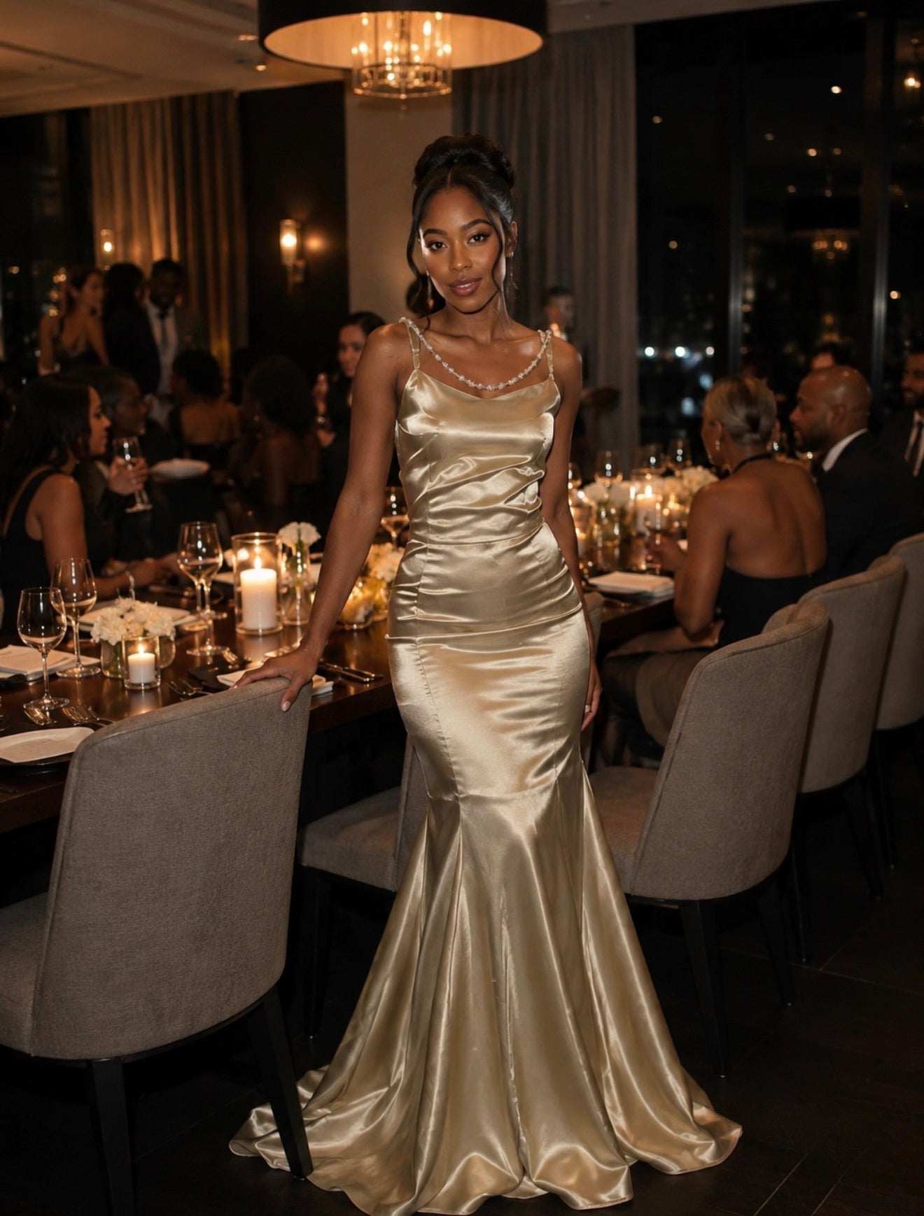 Golden Gala Gown