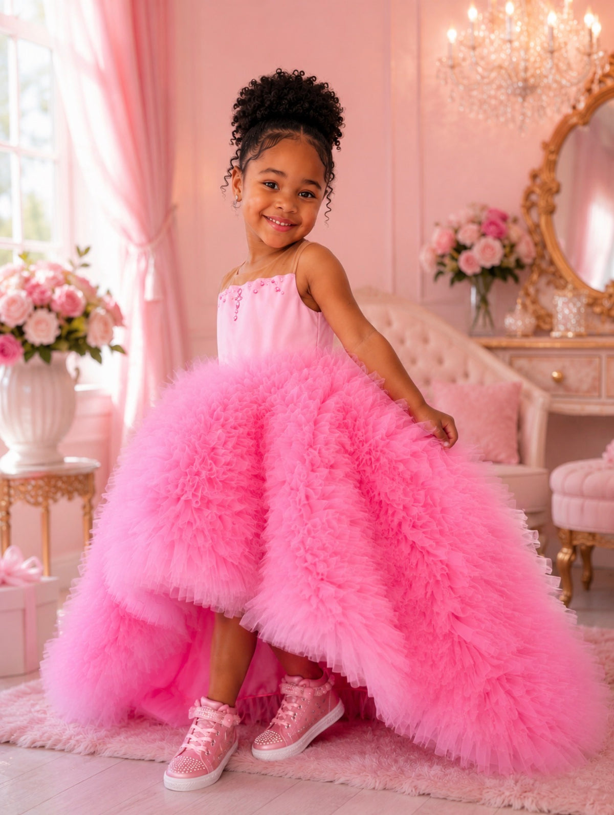 Pom Pom Illusion Dress