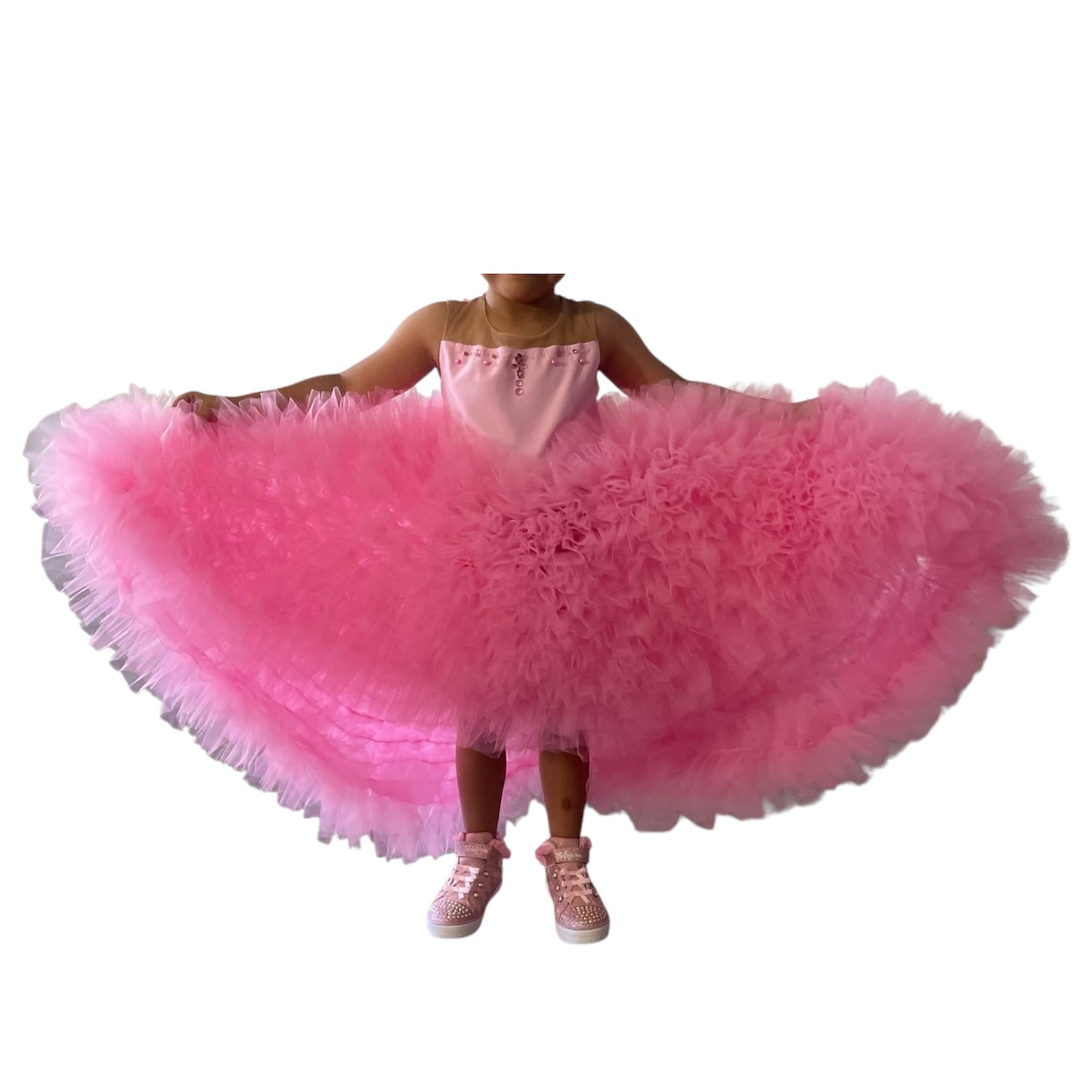Pom Pom Illusion Dress