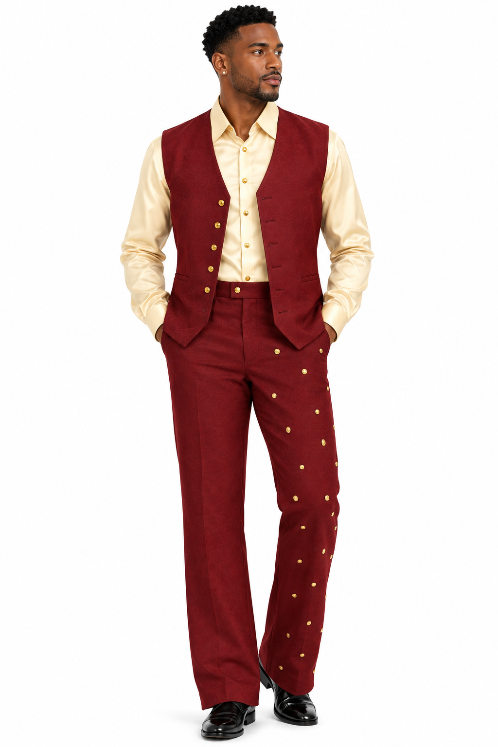 Wined Vest Set