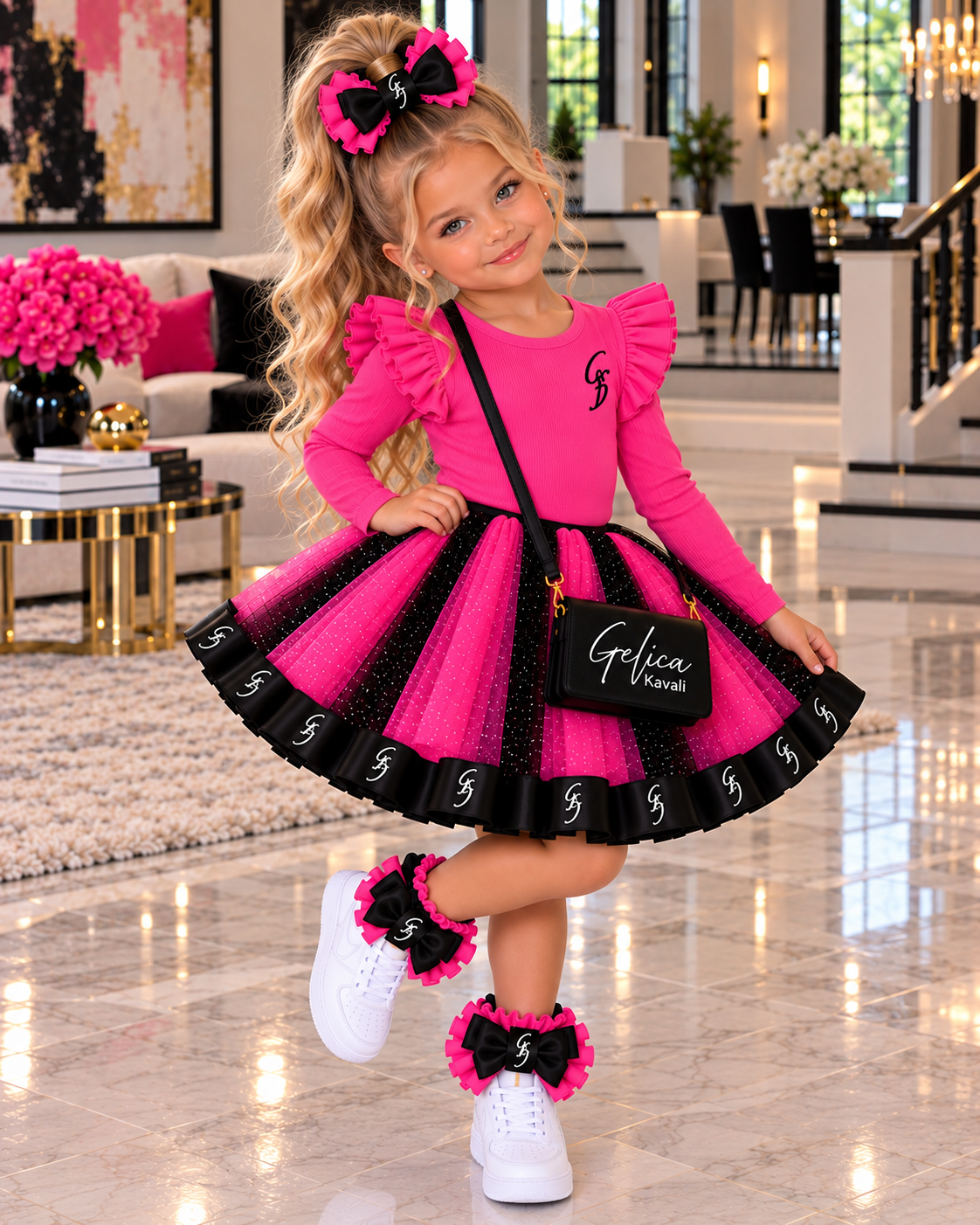 Luxuri Tutu Set P&B